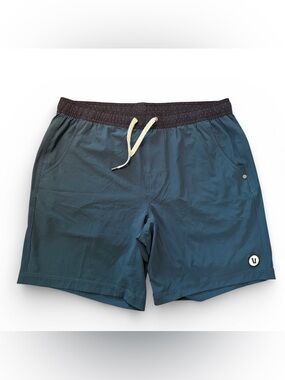 Vuori Men’s Teal Athletic Shorts NWOT